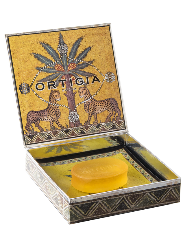 Zagara piattino vetro con sapone