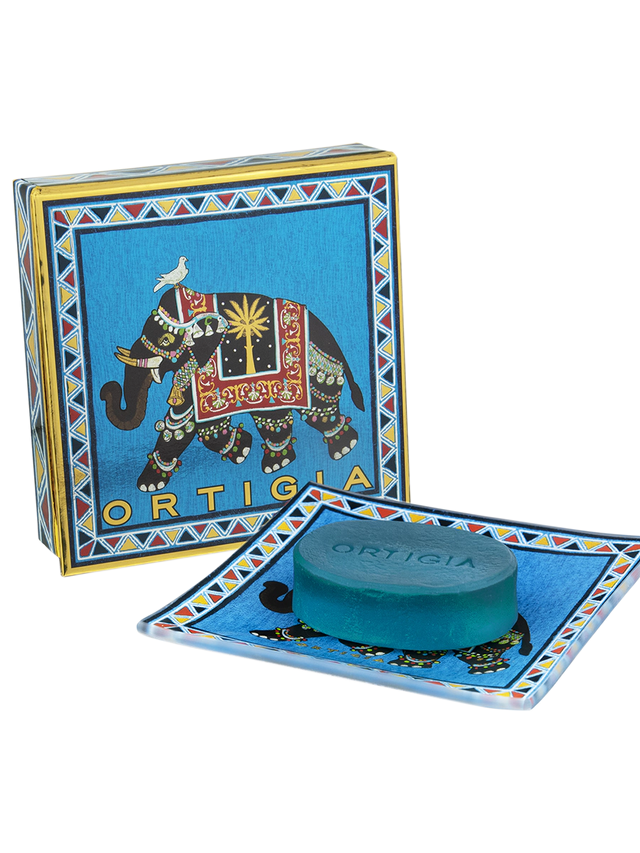 Sandalo piattino vetro con sapone