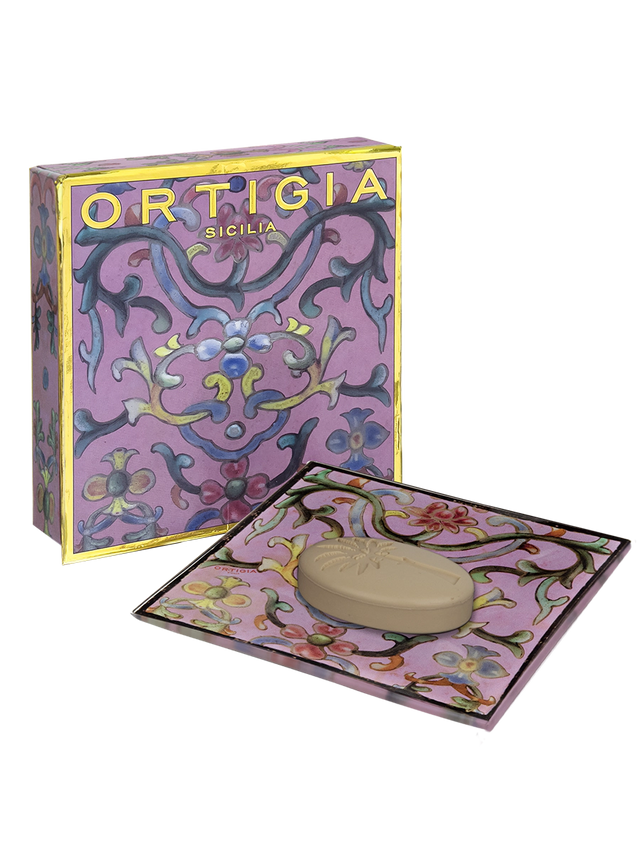 Aragona piattino vetro con sapone